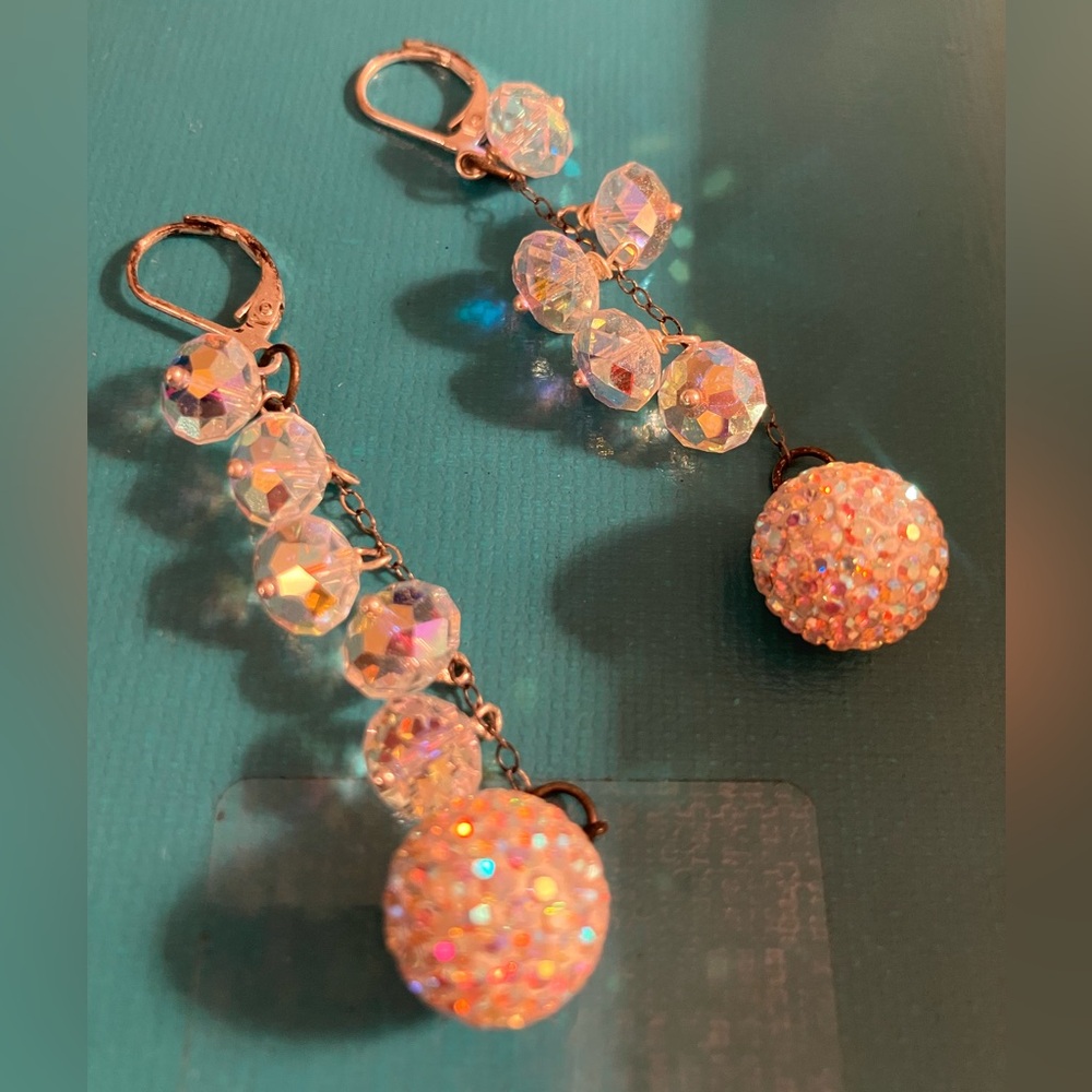 Elegant Swarovski Crystal Drop Earrings - Picture 13 of 15